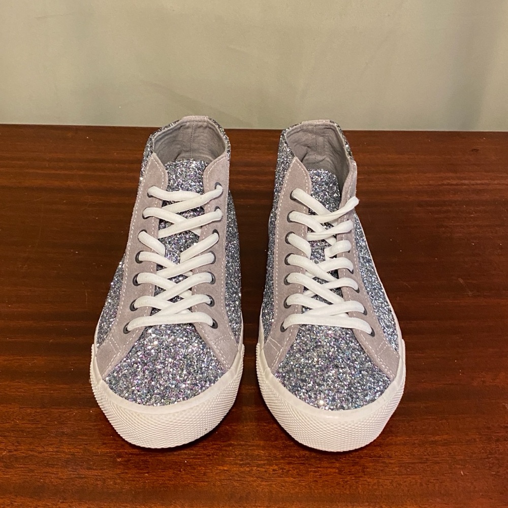 SeaVees California Special Nova Glitter Synthetic HiTop Sneakers women 7.5